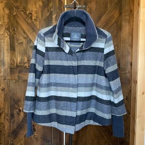 SOLD Prana Lily Wool Striped Jacket size small